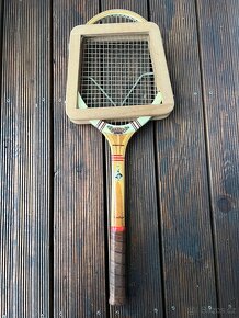 stará retro tenisová a squashová raketa DUNLOP - 2