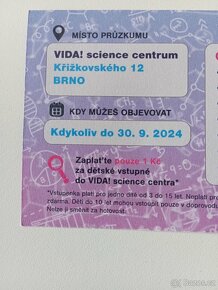 Vstupenky do zábavního parku VIDA-Brno. - 2