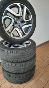 Alu kola original Renault 6.5"x17" 4x100 ET40+letni pneu - 2