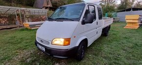 Ford transit Valník 6míst  2,5D 56kw nová stk - 2