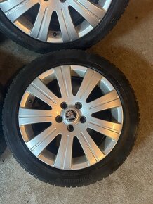 ALU Kola ŠKODA 5X112 R17 FLASH Zimní Pneu 205/50/17 - 2