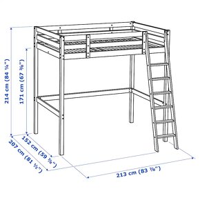 Prodám Novou patrovou postel Ikea - 2