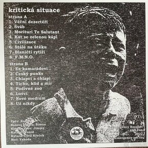 Kritická Situace - Stále na útěku (LP) - 2