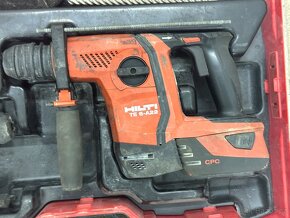 HILTI TE 6-A22 + TE-AC 2 AKU KLADIVO + ÚHLOVÉ SKLÍČIDLO - 2