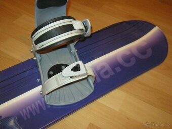 Snowboard junior,délka 126 cm + vázání - 2