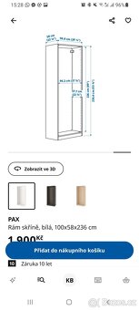 Modulovatelná skříň Pax Ikea - 2