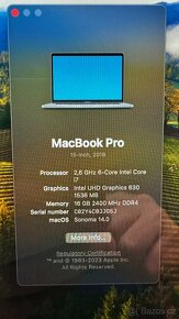 MacBook Pro 15" A1190,Intel7,16,SSD 500+USB-C HDD 1TB,touch - 2