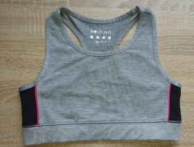 Dívčí sportovní crop top SOLUXE - 2