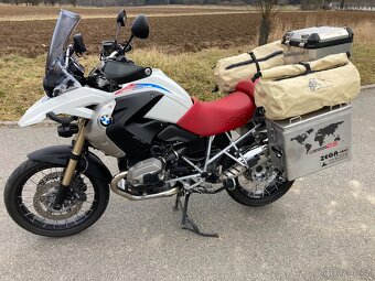 R1200GS výroční edice, ALU kufry, NAVI, touratech, historie - 2