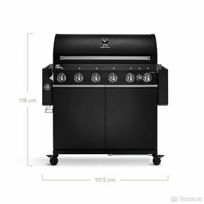 Gril Plynový Burnhard Fat Fred Deluxe (black) mod. 2023 - 2