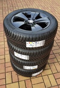 ALU kola ŠKODA 5x112 r17 NOVÉ zimní 215/55/17 Superb,Passat - 2