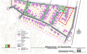 Stavební pozemek Hlušovice - prodej - 2