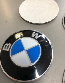 Středové pokličky /samolepky alu kola BMW Modrý 70 mm - 2