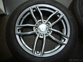 ZIMNÍ ALU KOLA MERCEDES 17" 5x112 7,5" et-42,stř.-66,6 - 2