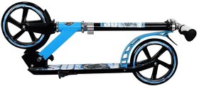 Prodám koloběžku Sulov kolečka 200 mm černo/modrá - 2