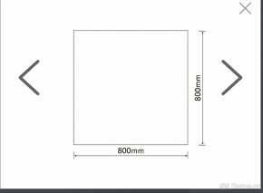 Zrcadlo Aqualine 80x80 cm - 2