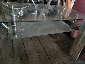 Konferenční stolek ze silného skla - 2