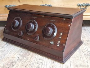 Starožitné rádio Chelsea Super-Five 5, USA, 1925, 5 lampovka - 2