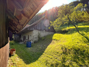 DŘEVĚNÁ Chalupa Ústí i Vsetína- zahrada 6780 m2 - 2