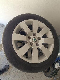 ALU kola Škoda Superb 1 5x112 205/55 R16 Good Year letní - 2