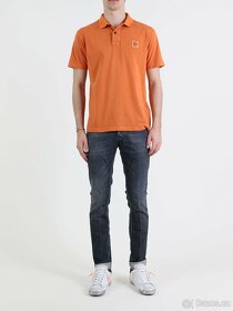 Originální tričko Stone Island Compass patch polo S - 2