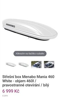 Střešní box Menabo - 2