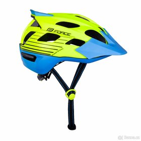 Přilba FORCE RAPTOR MTB fluo-modrá L - XL - 2