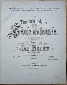 Škola pro housle - Jan Malát (1884), díl I.-III. - 2