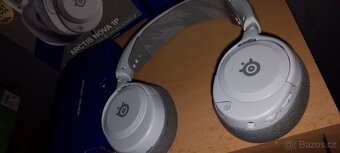 Herní sluchátka SteelSeries arctis nova 1p White - 2