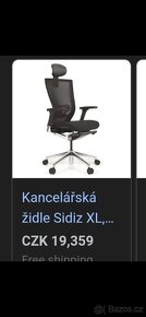 Sidiz T50 XL ALPHA/Kancelářská židle (OP 19.400CZK) - 2