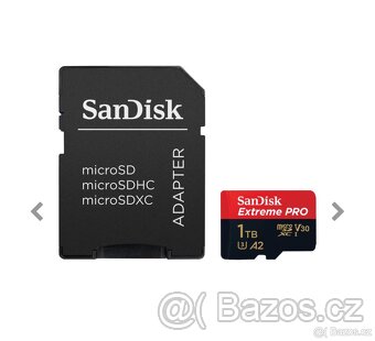 SanDisk Extreme PRO/micro SDXC 1T - NOVÁ - 2