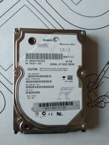 Prodám HD Seagate HDD 2,5'' HDD 60GB 60,00 SATA II 2,5" - 2