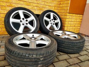 Alukola 5x114,3 R17 s letními pneu 225/45 R17 se vzorkem 7mm - 2