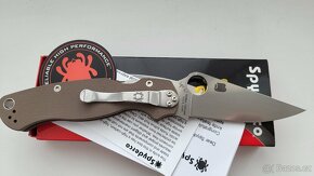 Spyderco Para Military 2 Brown G-10 CPM 15V - 2