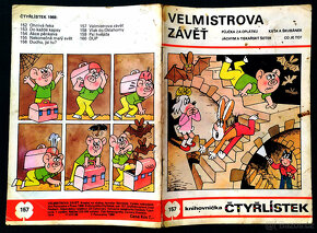 ČTYŘLÍSTEK č. 157/1988 VELMISTROVA ZÁVĚT - 2