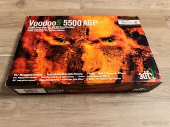 3dfx Voodoo 5 5500 64MB AGP + BOX, CD, Manual - 2