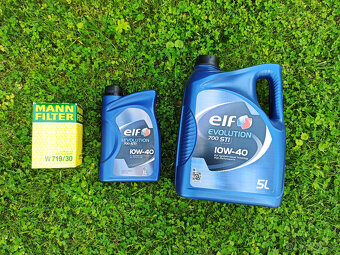 6 L Oleje ELF Evolution 10W-40 + FILTR  - NOVÉ - 2