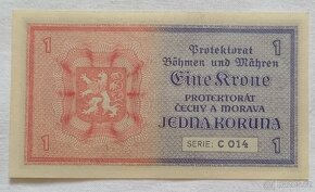 Jedna koruna/Eine krone 1940 - 2