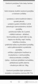 Cestovní postýlka s matrací + pěnové puzzle + hrací stoleček - 2