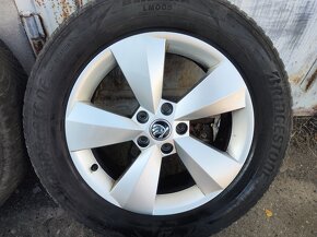 17"zimní alu sada Nanuq 5x112 origo Kodiaq Superb 3 Tiguan 2 - 2