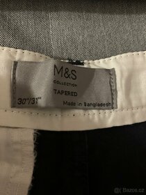 Prodám chlapecké kalhoty, velikost 30/31 zn. M&S - 2