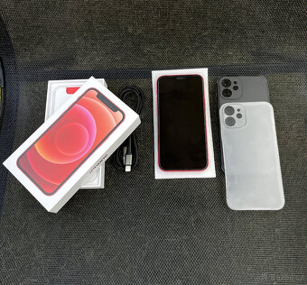 Apple Iphone 12 mini 128GB RED ✅ bat: 100% - jak nový - 2