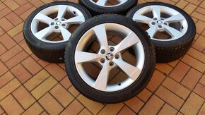 Zimní sada ŠKODA Rapid,Fabia 3 5x100 R16 4x8mm 215/45/16 - 2