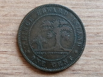 1 Cent 1871 mince britské kolonie Prince Edward Island - 2