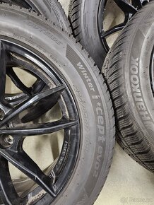 Hankook Zimní 225/55 R17 na ALU 5x112 +Senzory, vzorek 7mm - 2