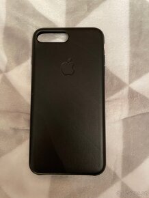 Apple iPhone 8 Plus/7 Plus Kožený kryt černý - 2