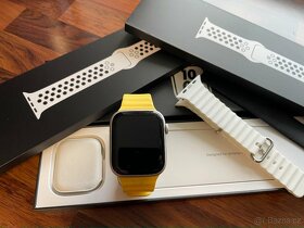 Apple Watch NIKE 7 45mm + origo nerozdělaný pásek - 2