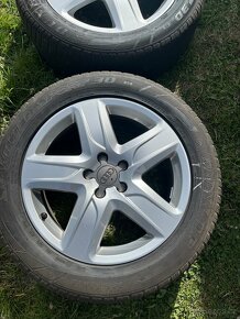 Prodám alu audi 5x112 r18 zimní pneu 235/55/18 - 2