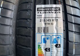 Letní sada - BRIDGESTONE - 215/45/17 - XL - 2