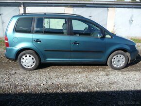 VW Touran 1,6  16V, 75 kW, koup. v ČR, 151000 km  - 2